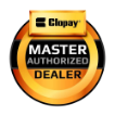 Clopay Master Authorized Dealer trust badge
